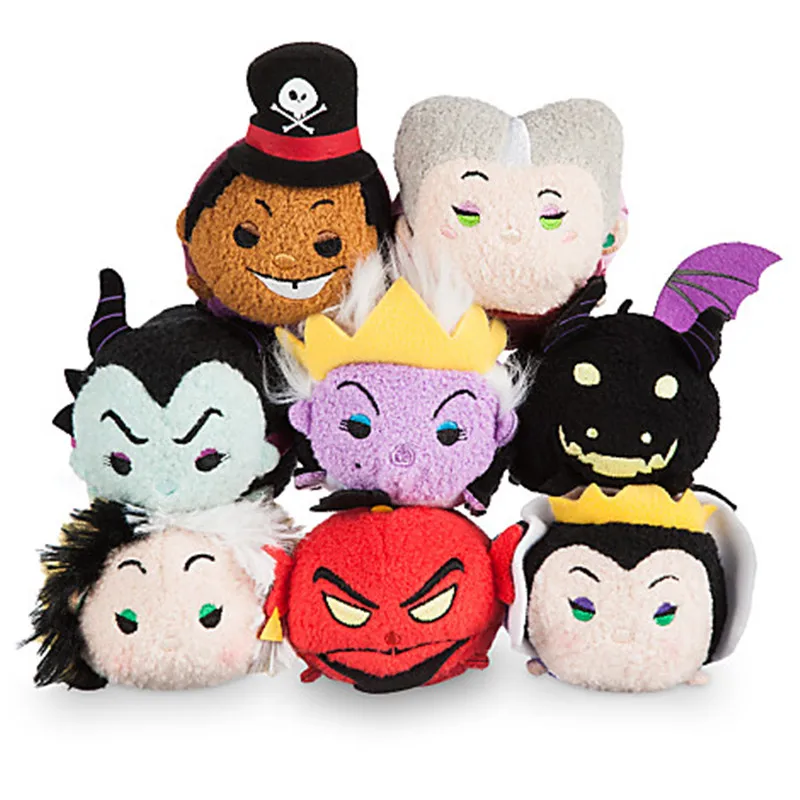DISNEY TSUM серии негодяев мягкие плюшевые игрушки Kawaii Dr. Facilier Lady Tremaine кулоны куклы