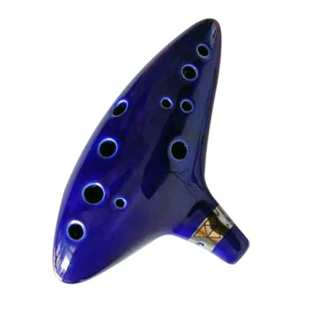 The Legend Ocarina музыкальный инструмент Alto C с 12 отверстиями яркая глазурованная