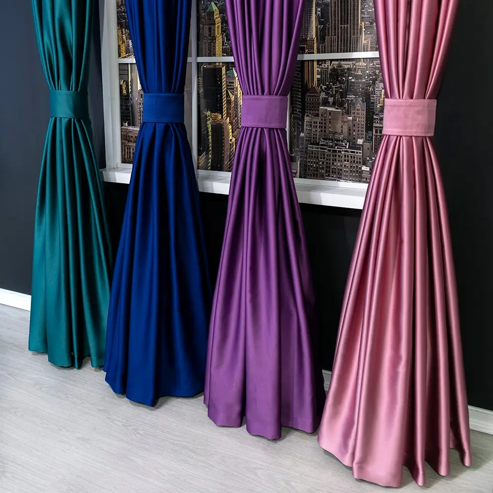 Шторы в комнату спальню гостиную зал кухню плотные блэкаут на шторной ленте