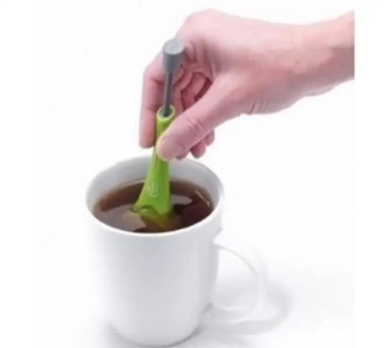 

Tea Infuser Built-in plunger Healthy Intense Flavor Reusable Tea bag Plastic Tea&Coffee Strainer Measure Swirl Steep Stir&Press
