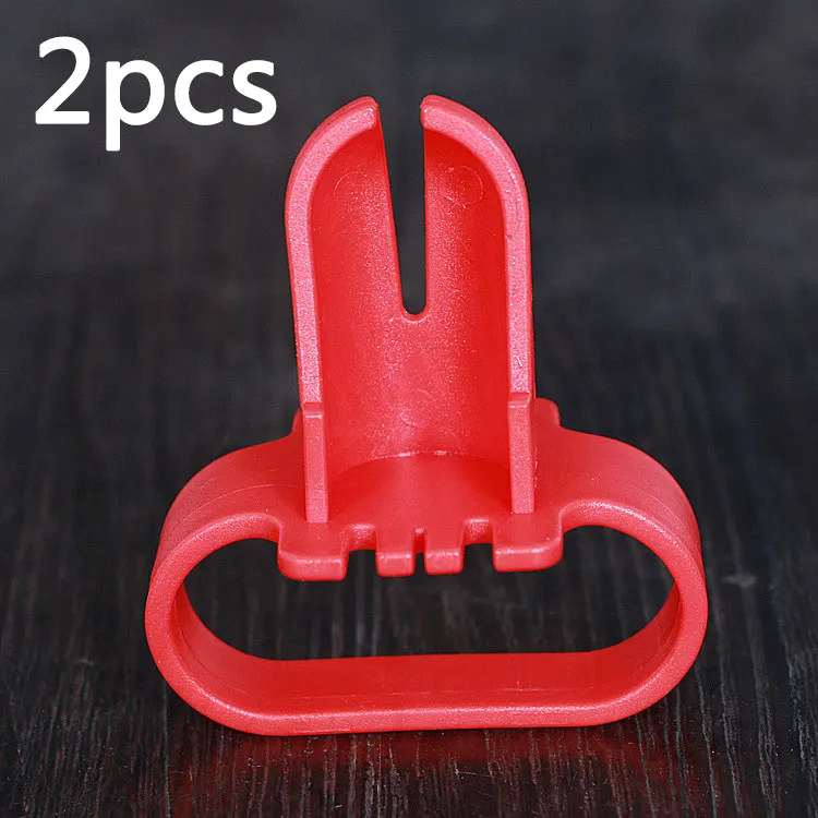 2pcs red 10 шт Пластиковые латексные воздушные шары цепи DIY инструмент моделирования шары застежка воздушные шары узловатые игрушки клей для воздушных шаров в горошек вечерние Рождество год - Цвет: 2pcs red