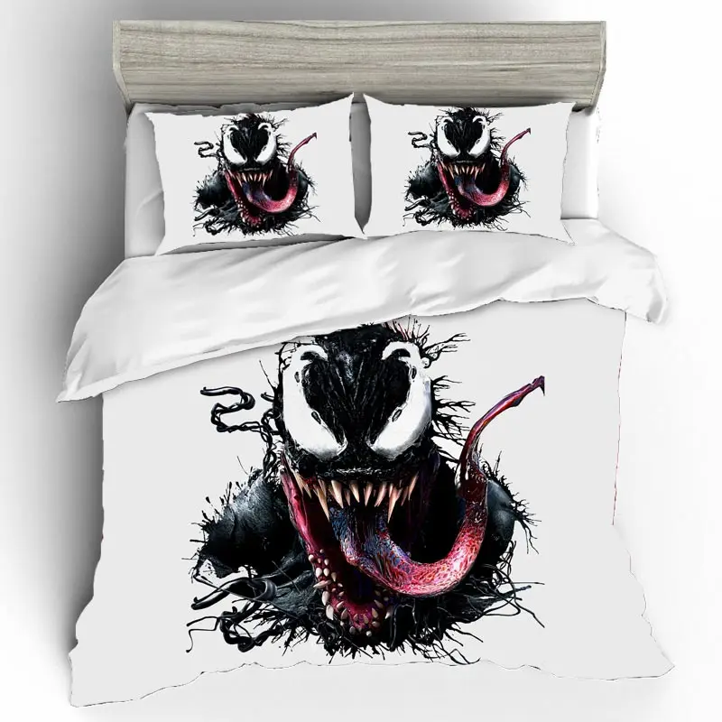 DQ0421 Домашний текстиль постельное белье Venom Ropa De Cama свадебный подарок Sabanas 3d комплект постельного белья королевского размера Lencol Cama Casal Cat постельное белье поплин - Цвет: DQ0421