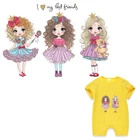 Термотрансферы с узором друзья, сделай сам, аксессуар для утюга, модные Стикеры, термотрансферы для одежды, моющиеся