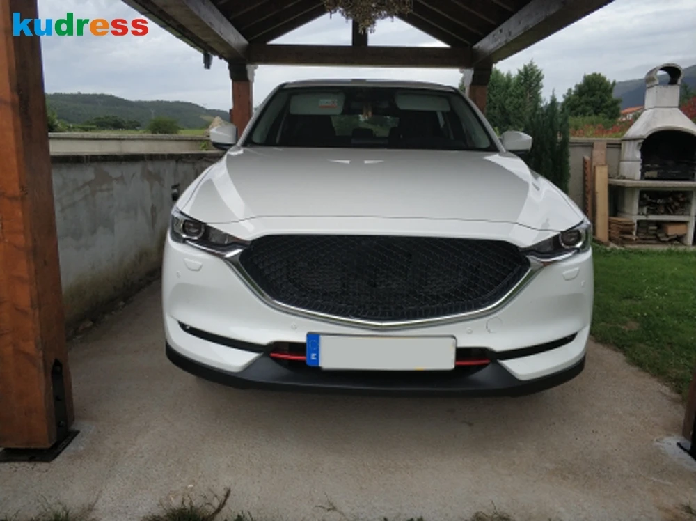 Для Mazda CX 5 CX5 KF 2017 2018 2019 2020 красный Передняя решетка гриль прокладка крышки
