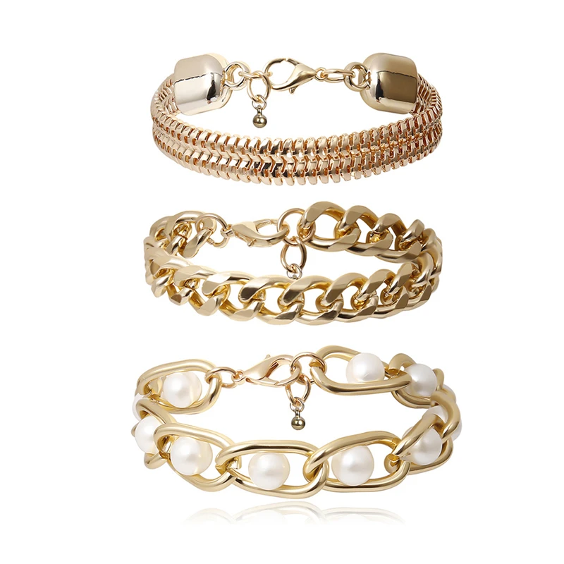 Высококачественный Изысканный новый браслет цепочка в стиле панк ювелирные