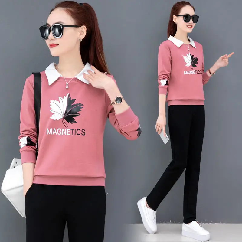 

Two piece long sleeve casual suit