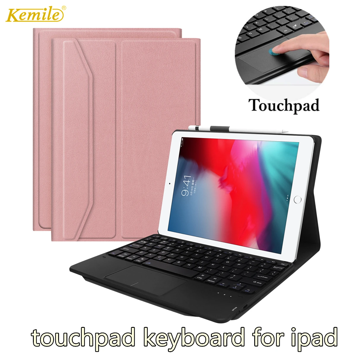 

Чехол-клавиатура для iPad 9,7, 2018, Air 3, 10,5 Pro, 11 mini, 5, 7,9 дюйма, чехол-клавиатура для мыши для iPad 7, 10,2, 2019, клавиатура