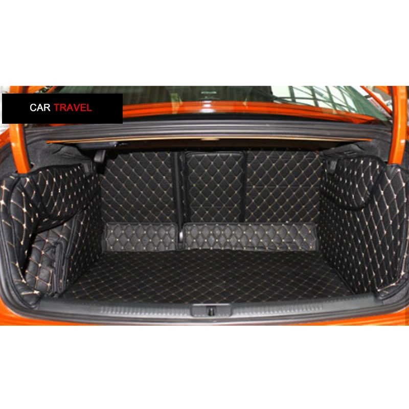 Лучшее качество! Специальные коврики для багажника автомобиля Audi A3 sedan 2018-2012