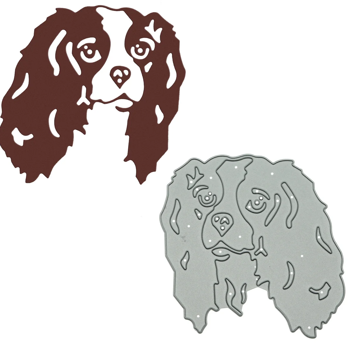 

Английский Спрингер спаниель собака форма металлические режущие штампы Скрапбукинг крафт бумага резак для клип-карт Декор фотоальбома