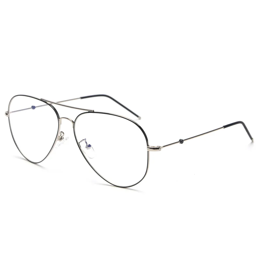 Zerosun авиационные очки оправа для мужчин и женщин прозрачные линзы модные женские