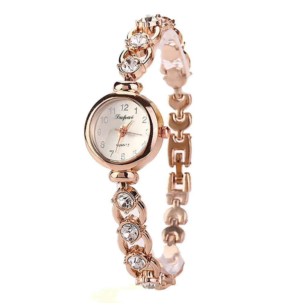 

Lvpai Top Brand Luxury Watch Women Dress Bracelet Watches Fashion Crystal Quartz Wristwatch Classic Gold Ladies Casual Watch
