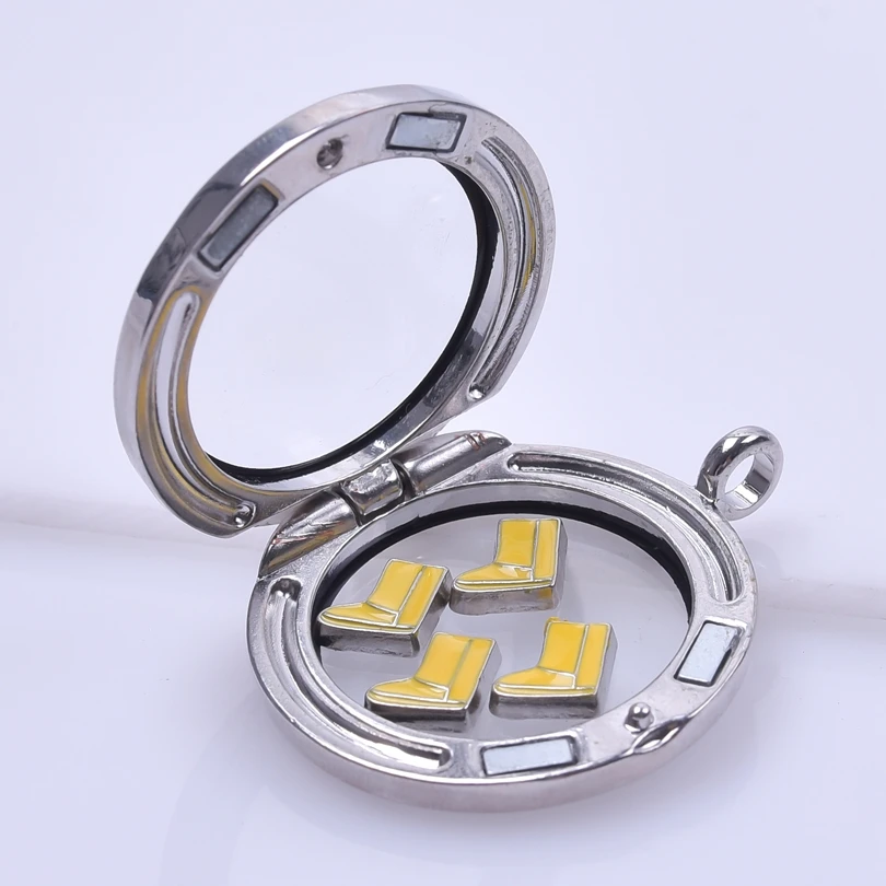 20 шт. Allloy черные снежные подвески для обуви Плавающие Подвески внутри