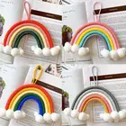 Домашний декор, радужные настенные подвесные декоративные цветные для домашнего декора в стиле бохо, вечерние принадлежности, детский душ, комната для детского сада