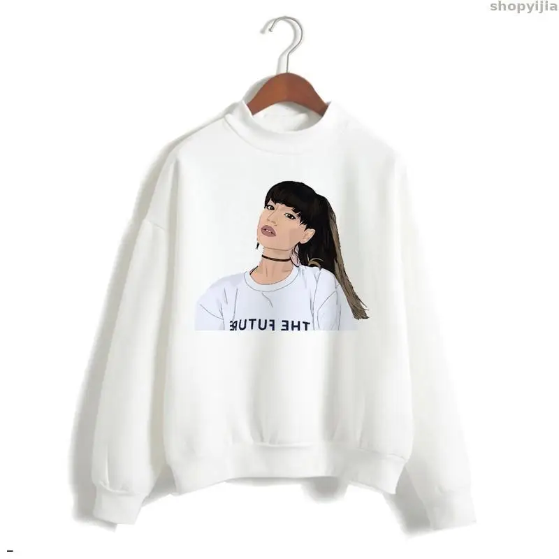 New Women Cartoon Print God Is A Woman Sweatshirts No Tears Left To Cry Hoodie Pullover Warm Tops Sweatshirt | Женская одежда