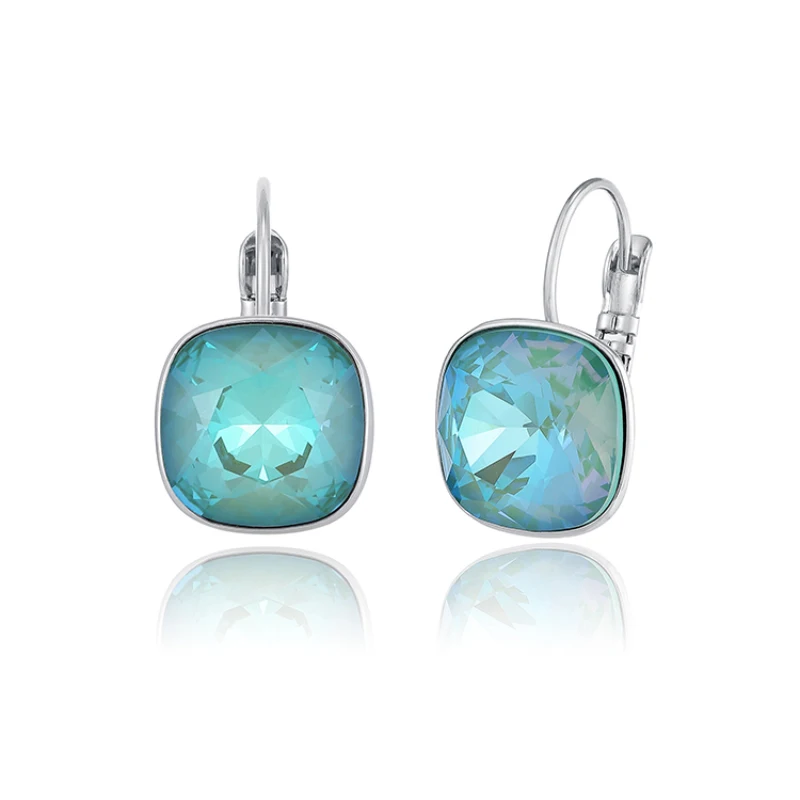 Новые роскошные серьги изысканные хит продаж кристаллы из австрийской моды