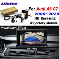 car rear view camera for audi a6 c7 8 inch 2009 2019 2020 original upgrade screen display backup trunk handle cam decoder
