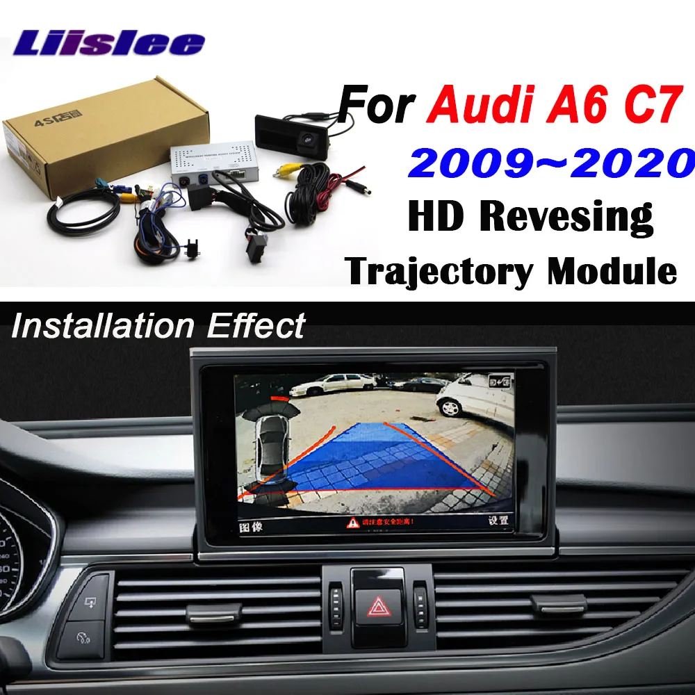 Зеркало заднего вида Камера для Audi A6 C7 2009 2019 2020 гироборд с колесами 8 дюймов Экран