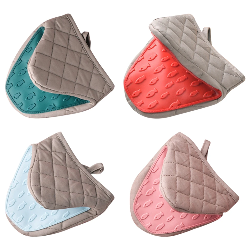 

Silicone Anti-scalding Oven Glove Mitt Potholder Kitchen Silicone Glove