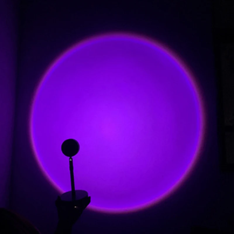

Sunset LED Light Rainbow Projection Desk Lamp Home Wall Deco USB Night Light