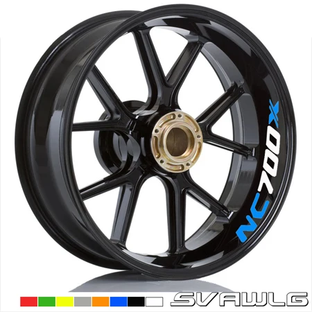 

New high quality Motorcycle Wheel Tire Rim Stickers wheel For Honda NC700 NC700S NC700X Reflective sticker applique