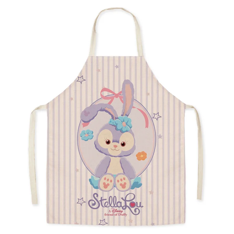 Льняной Фартук с принтом Медвежонок | Игрушки и хобби