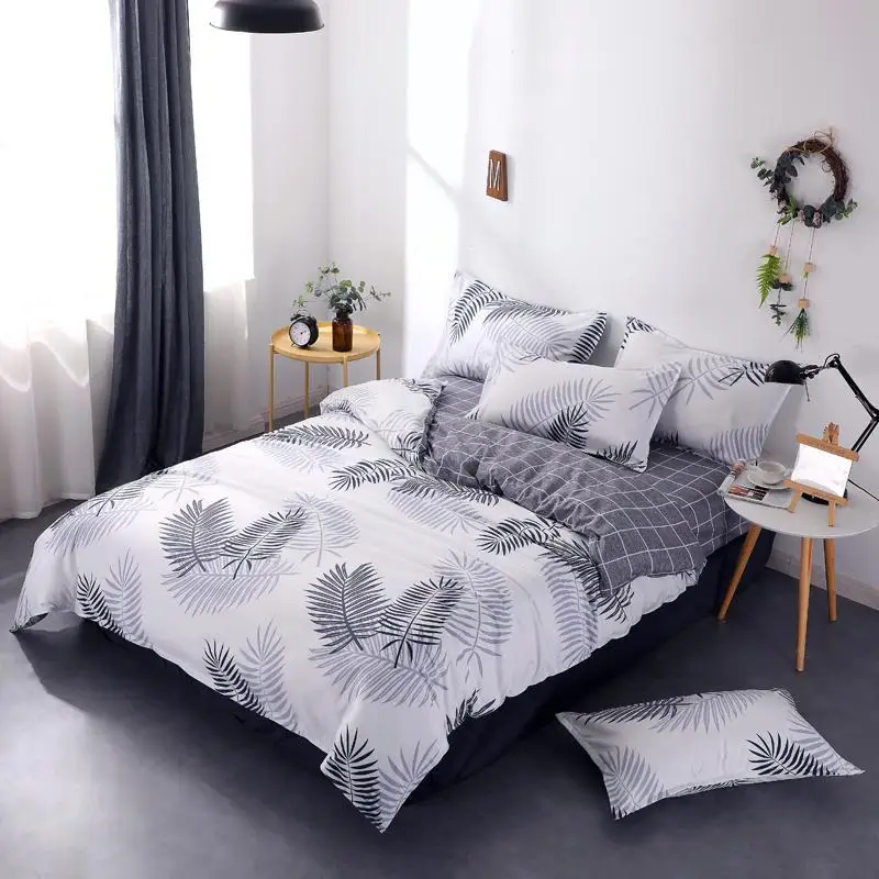 

33 3 Pcs Bedding Set Aloe Cotton 1 Pcs Duvet Cover Quilt Cover+2 Pcs Pillowcase King Queen Full Size 180*220/200*230/220*240