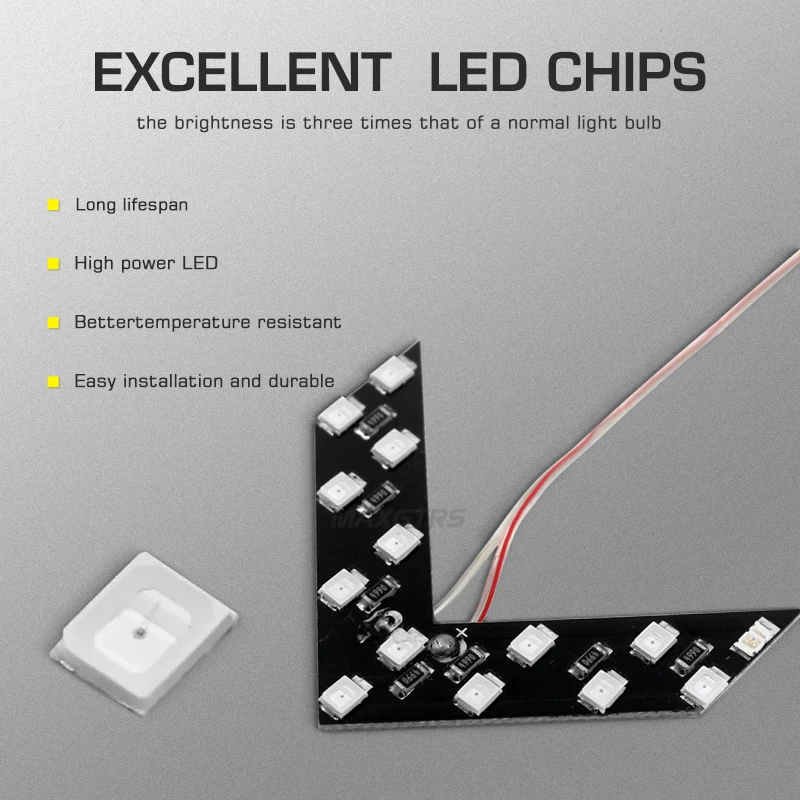 2 шт./партия Автомобильная Скрытая Стрелка Панель 14 Smd 3528 зеркало заднего вида светодиодные декоративные фонари обратное направление Поворотная сигнальная лампа