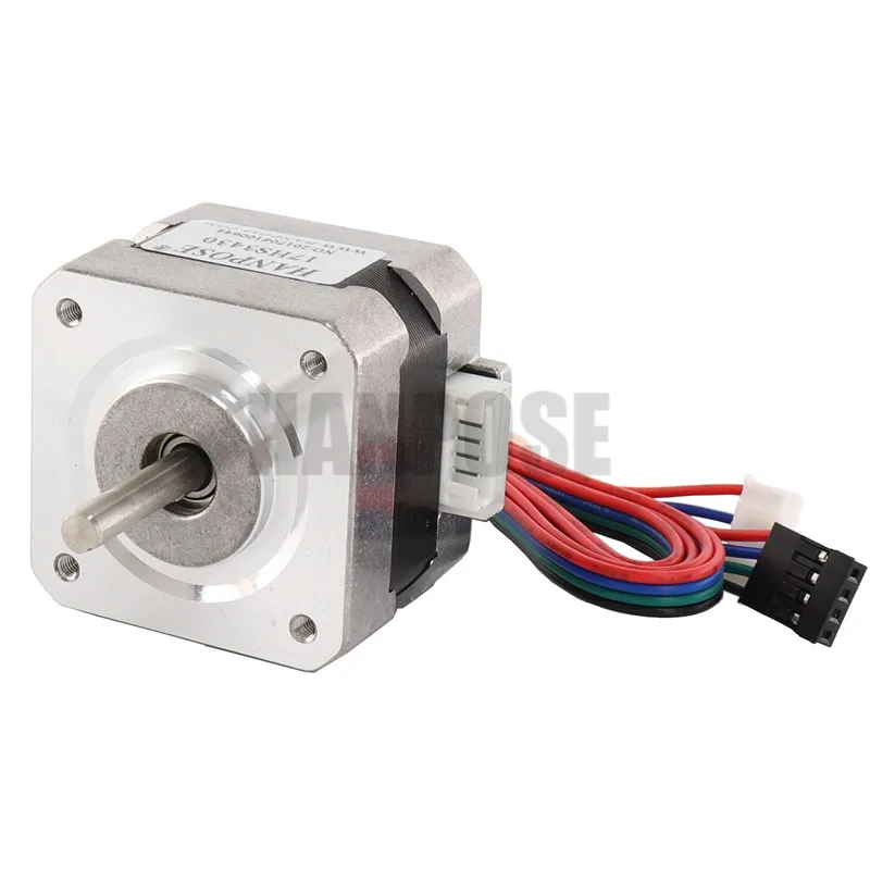 5 шт./лот шагового двигателя Nema17 для 12VDC 2800g. См 34 мм длина 4-свинец 17HS3430 17 мотор для ЧПУ 3D-принтеры