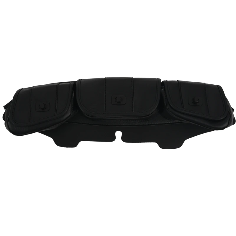 

Motorcycle Windshield Bag Saddle 3 Pouch Pocket Three Pocket Fairing Bag Fit For Davidson Touring 2014-2019
