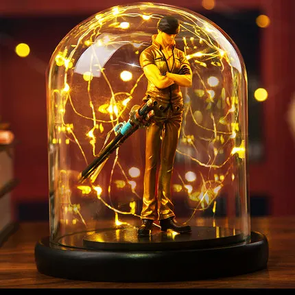 

[New] Japan Anime One Piece Roronoa Zoro/Vinsmoke Sanji model Action Figure Lighting Room decoration toy baby kids best gift