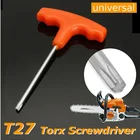 Новинка, отвертка с Т-образной ручкой 15 см T27 Torx для Stihl Makita #0812 370 1000
