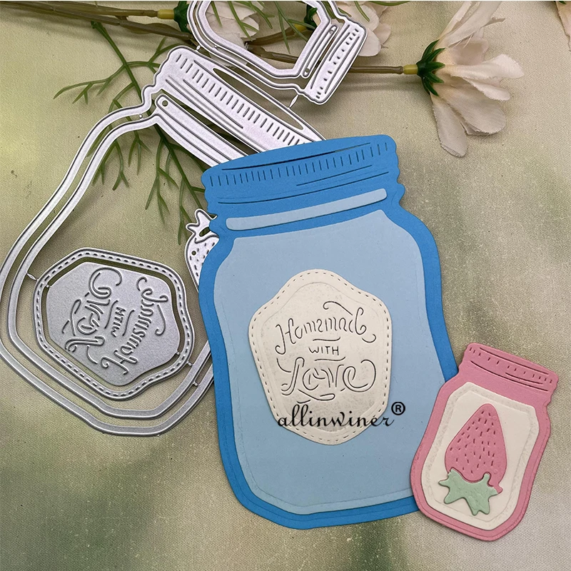 

Металлические трафареты для высечки клубники с надписью и чашкой для воды, высечка для «сделай сам», для скрапбукинга, альбома, бумаги, тисн...