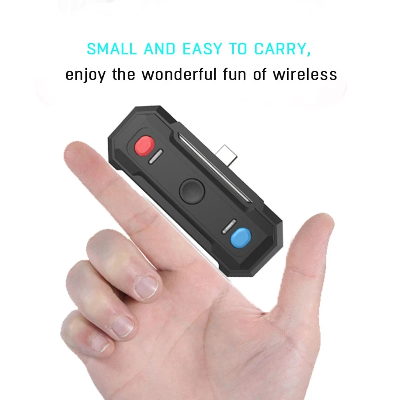 

Mini Wireless Earphone Audio Transmitter Bluetooth Adapter USB Type-C Dongle for Nintendo Switch