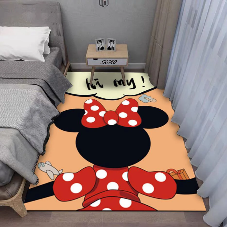 Детский ковер Disney Минни Микки для спальни дома гостиной напольные коврики
