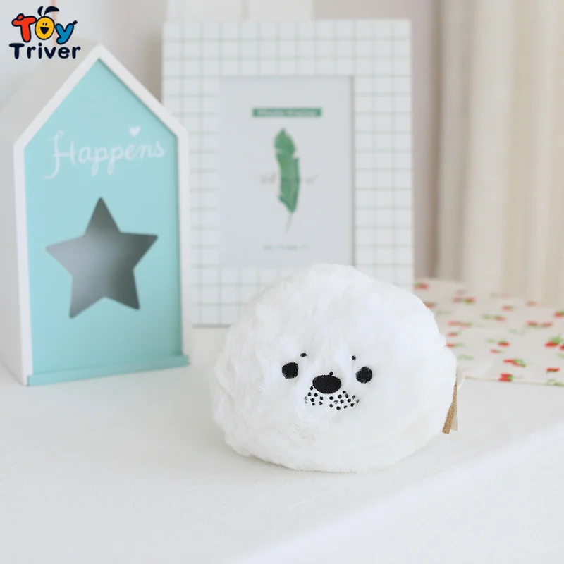 2 Один кусок Kawaii улыбающееся лицо печать морской Лев плюшевый Кошелек Сумка кошелек косметичка кошелек дети девочка подарок на день рождения - Цвет: 2