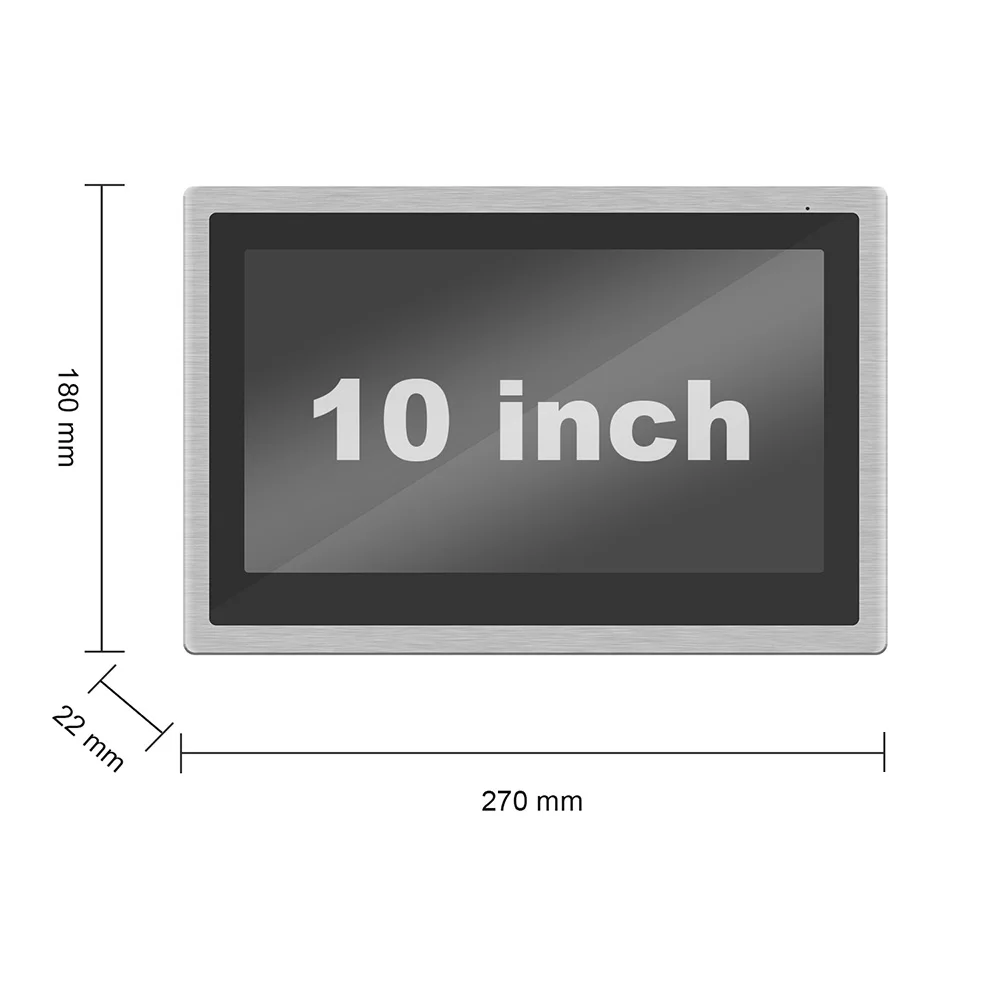 

Homefong 10 Inch Wireless Intercom Video Door Phone Doorbell Camera Wifi 3 Touch Screen Monitors 2 IR Doorbells Motion Detection