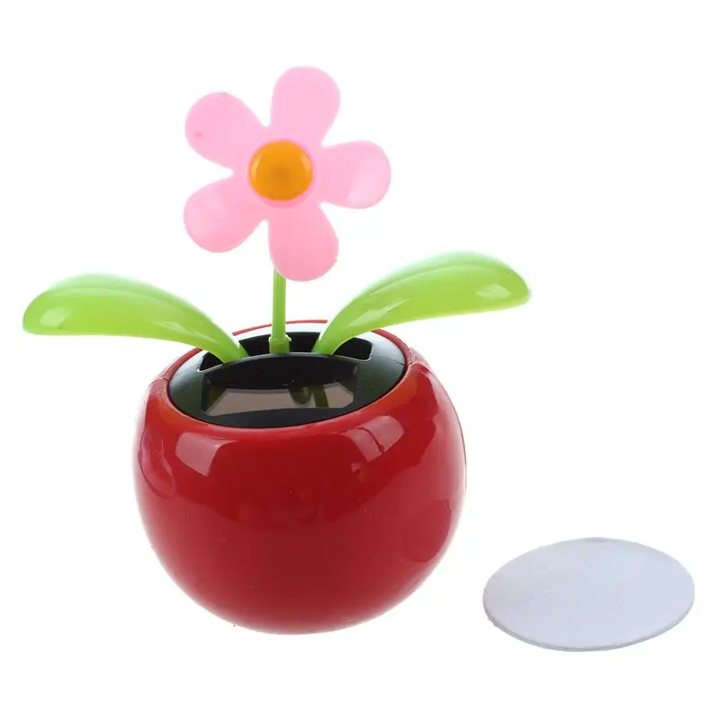 

Flip Flap Solar Powered Flower Flowerpot Swing Dancing Toy Novelty Home Ornament