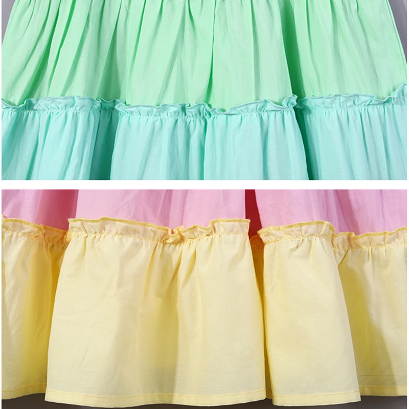 Детское Хлопковое платье составного кроя на возраст от 12 до 13 лет | Детская одежда