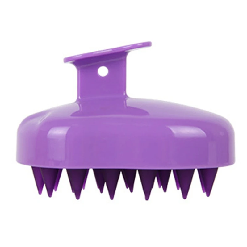 

H7JC Silicone Hair Scalp Massager Shampoo Brush Head Scrubber Dandruff Brushes