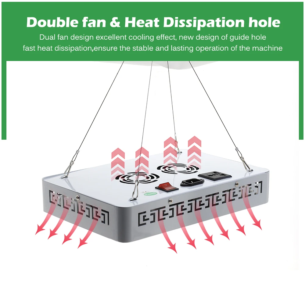 Светодиодный ная лампа полного спектра для выращивания растений светильник с