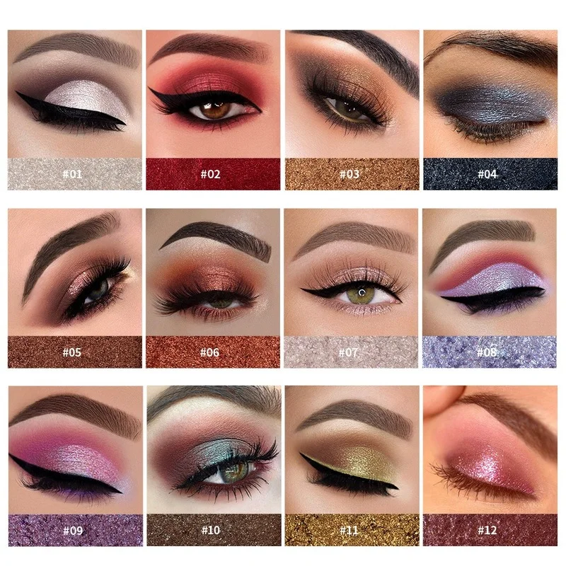 

Mashed Potatoes Eyeshadow Makeup Monochrome Polarized Pearl Long Lasting Easy-on Makeup Eyeshadow Pallete Eye Makeup