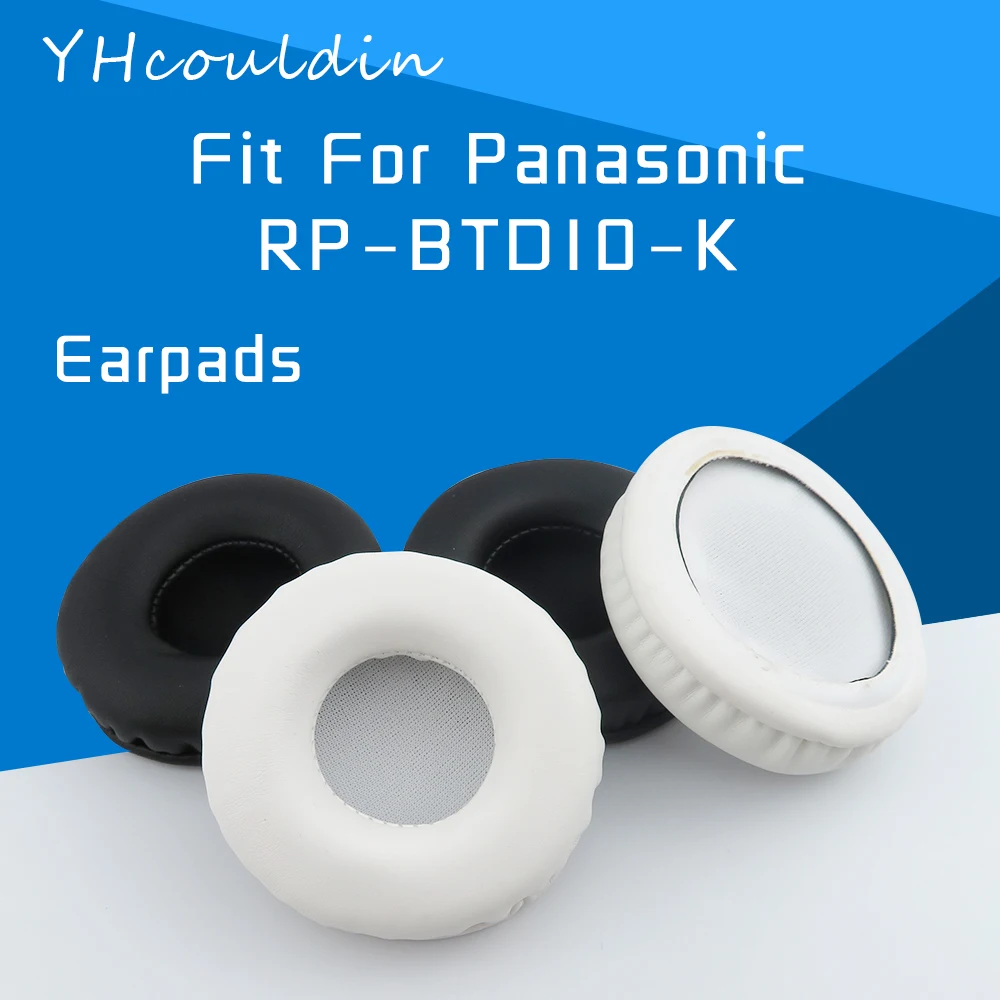 

YHcouldin Earpads For Panasonic RP BTD10K RP-BTD10-K Headphone Accessaries Replacement Wrinkled Leather