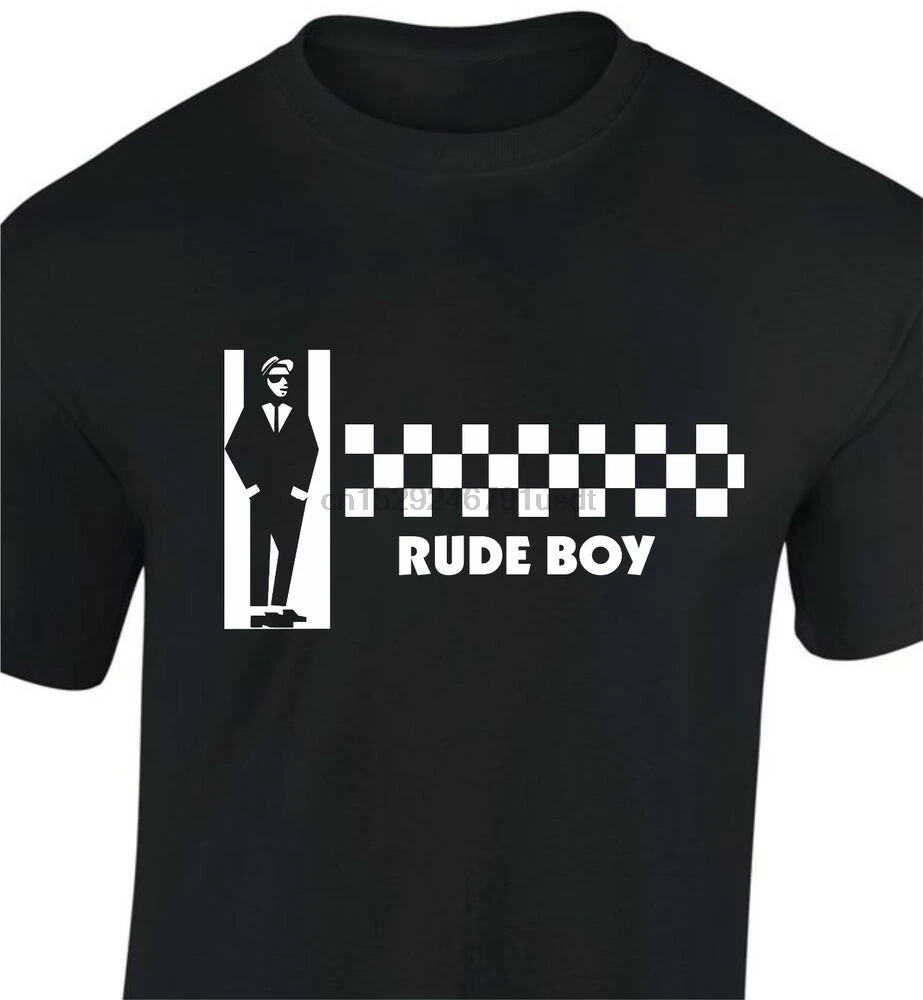 Футболка Rude Boy Ska спец сумасшедший 2 тона | Мужская одежда