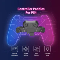 base rear back button attachment extension paddle keys replacement for ps4 dualshock 4 controller accessories ps4 console
