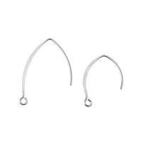 50pcs stainless steel great flat ear hook french earring hooks wire settings base settings for diy earrings ear jewelry making