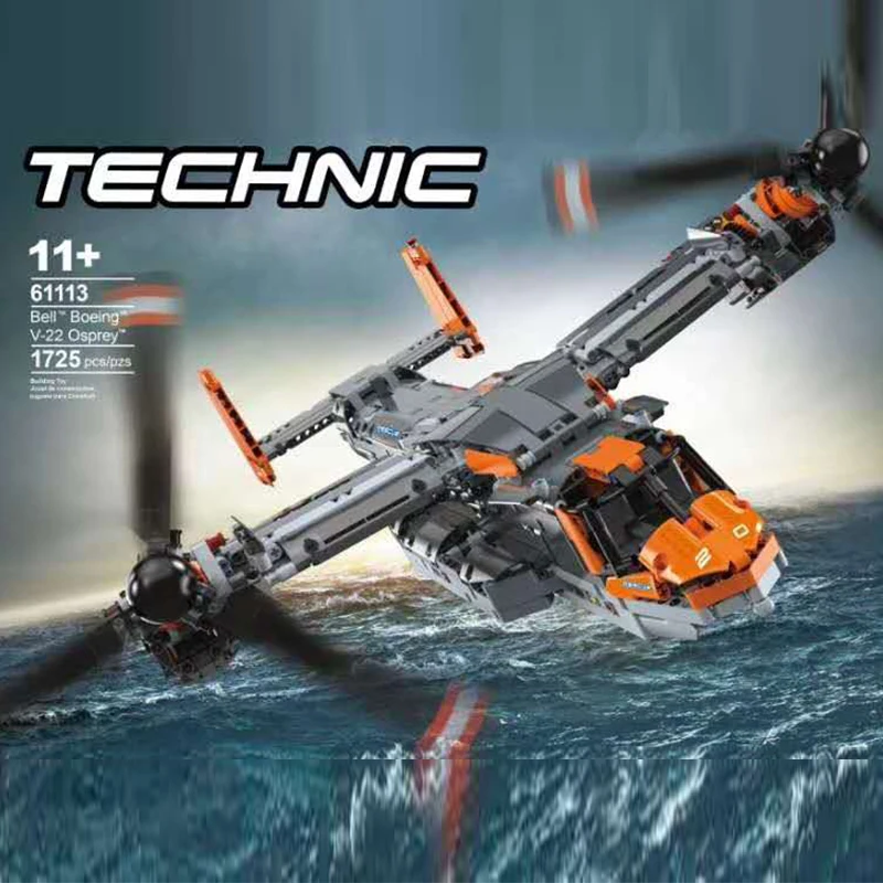 2020 new 1636 PCS Technic Bell-Boeing V-22 Osprey Airplane airbus car building blocks Compatible 42113 bricks kids toys gifts |