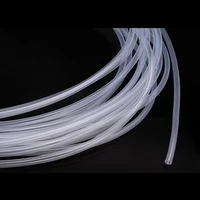 transparent flexible silicone tube id 5mm x 6mm od food grade non toxic drink water rubber hose milk beer soft pipe connect
