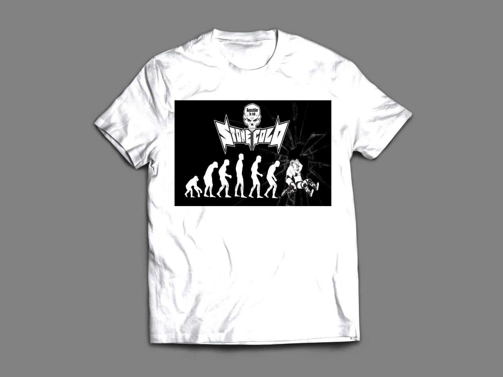 Футболка мужская с принтом природы и камня Стив Остин|Мужские футболки| |