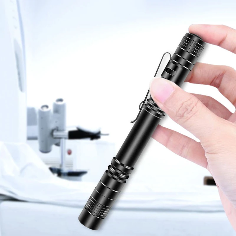 

Yellow Light Flashlight Worklight Portable Europe Waterproof Medical Nurse Doctor Mini Flashlight Small Lampe Torche Hospital
