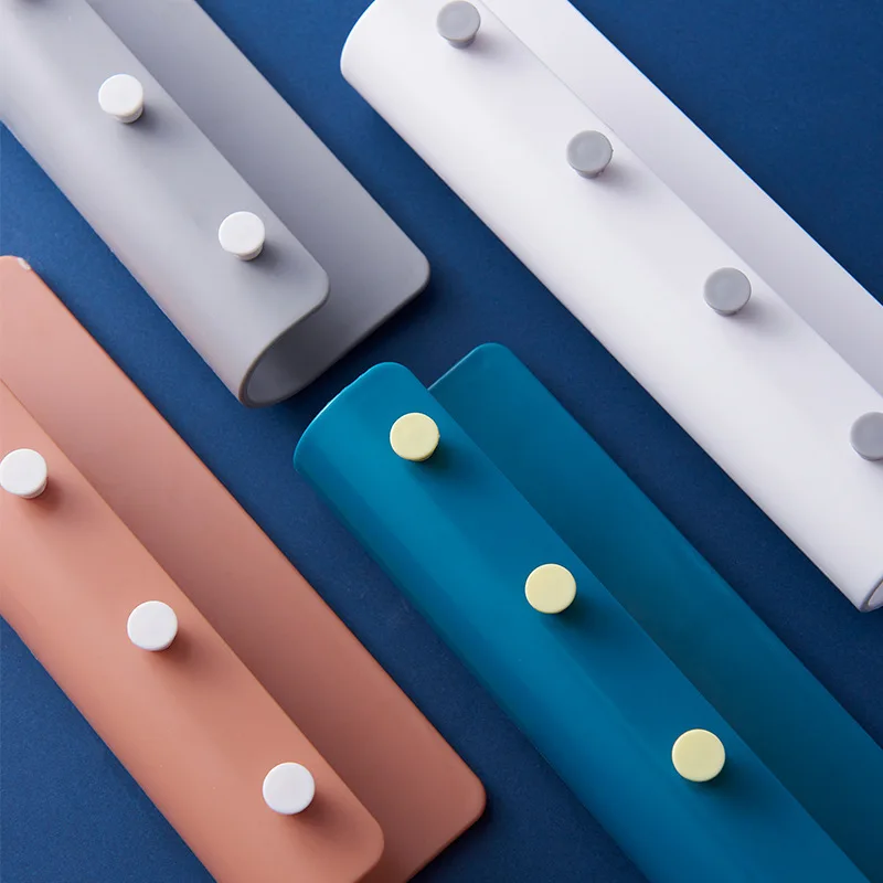 

Key Hanger Holder Storage Wall Hook Rack DIY Organizer Shelf Hanging Hooks Mount Rack Home Decor 3 colors